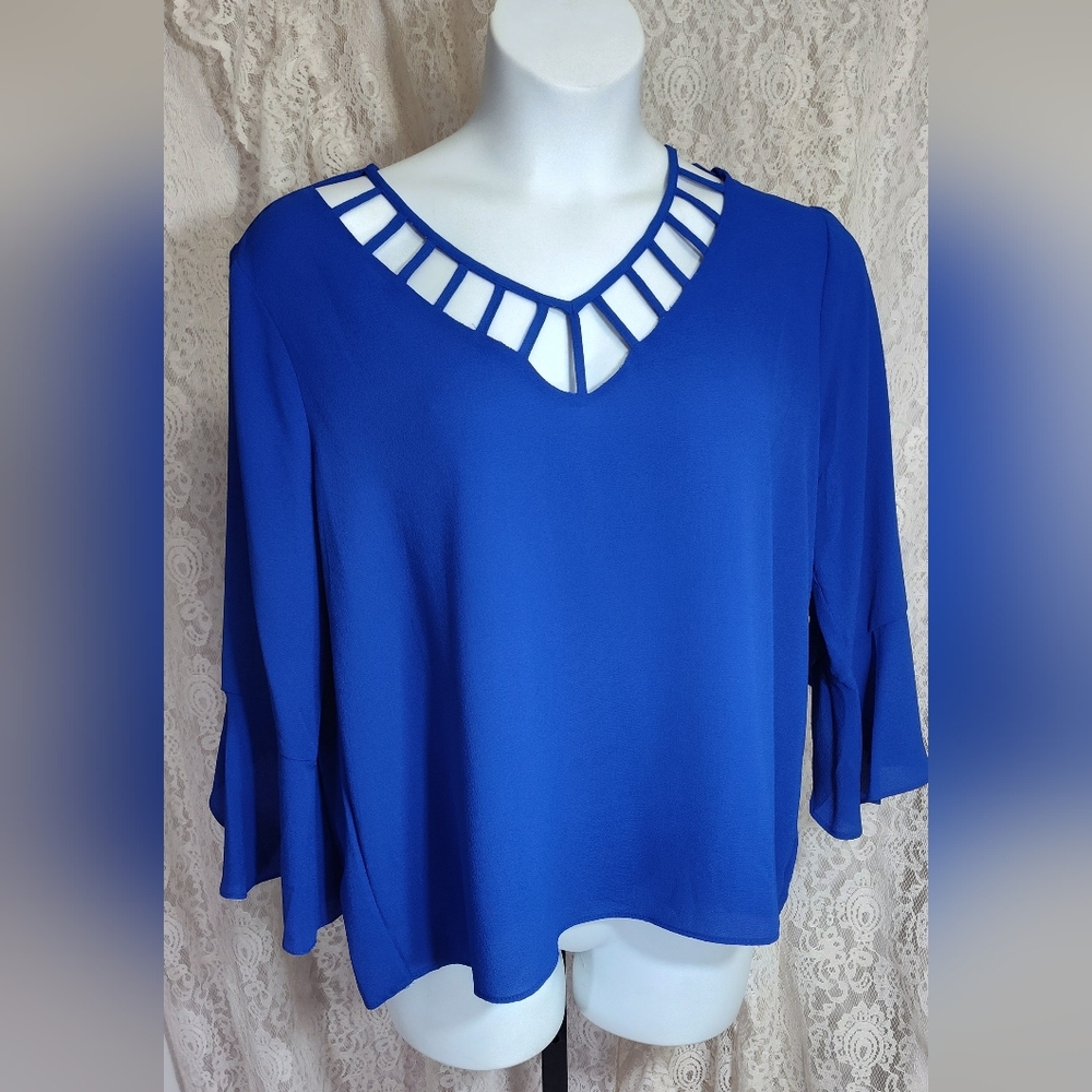 Royal Blue Top No labels NWOT